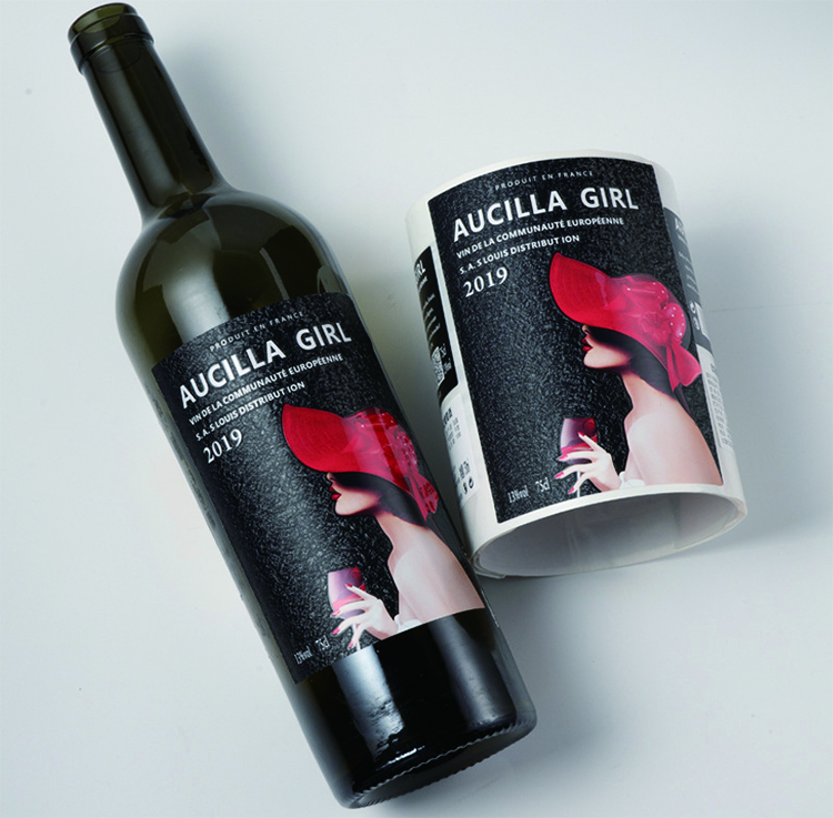Aangepaste sticker afdrukken Aangepaste wijnetiketten Fabrikant van vinyllabels
