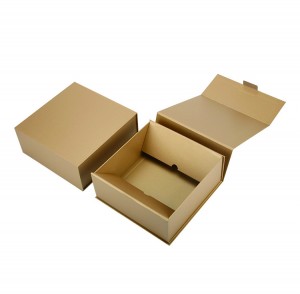 Lahjapakkaus Magneettinen sulkeminen Ylellinen taitettava laatikko Taitettava lahjarasia