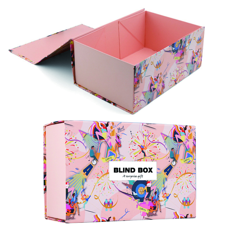 Cardboard Boxes for Packaging Folding Box with Magnetic Closure