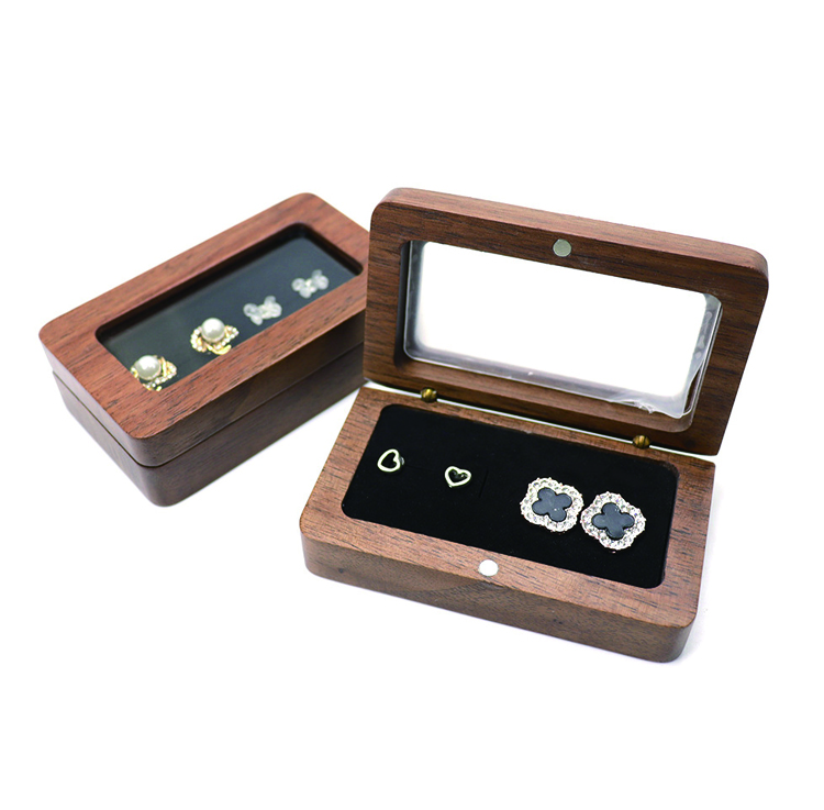 Cutie de ambalare pentru bijuterii Cutie de bijuterii personalizată Material din lemn