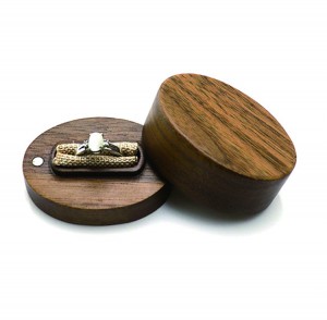 Organitzador de viatge de joies Caixa de fusta especial amb tancament magnètic