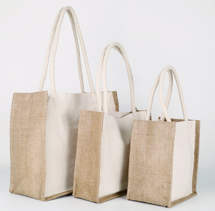 Cheap Tote Bags Shopping Jute Bag Custom Jute Tote Bag Shopping Bag