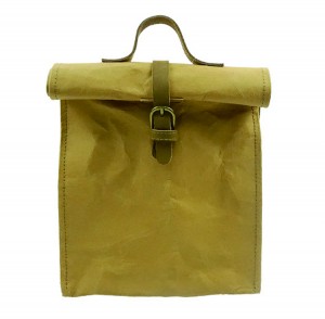सानुकूल धुण्यायोग्य पेपर बॅग क्राफ्ट पेपर शॉपिंग बॅग उत्पादक