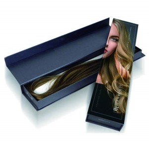 Luxury Packaging Boxes Wig Box Custom nga logo Luxury Magnetic Wig Box