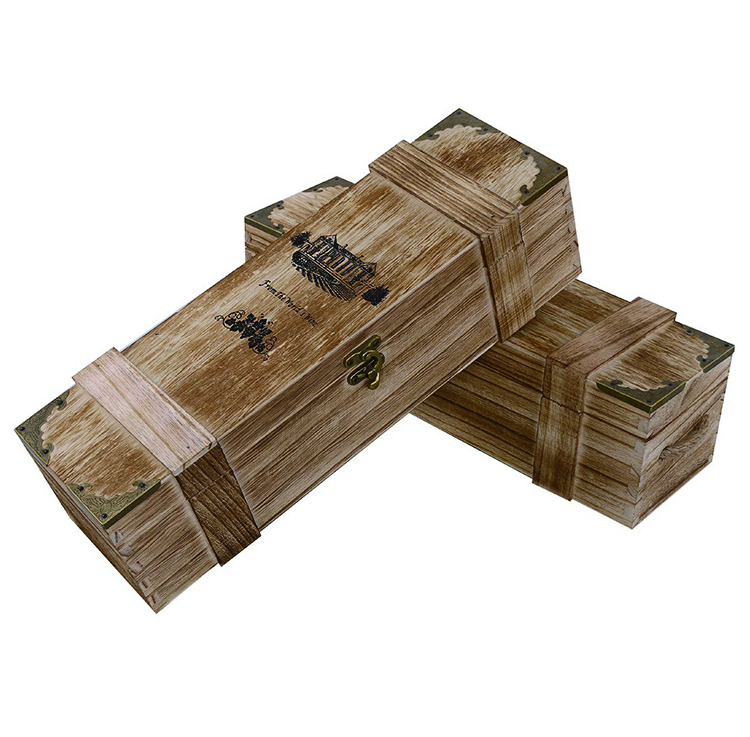 Cofre de madeira Caixa de madeira feita de madeira de Paulownia natural