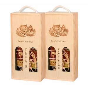 빈티지 나무 상자 미완성 나무 상자 맞춤형 크기 및 로고