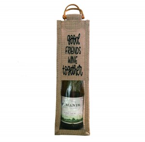 Συσκευασία μπουκαλιών κρασιού Δωρεάν δείγμα τσάντα με λογότυπο με λαβή