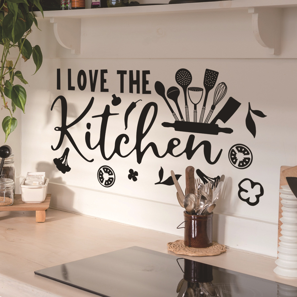 Αυτοκόλλητα τοίχου κουζίνας Αυτοκόλλητα τοίχου κουζίνας Προσωποποιημένο σχέδιο