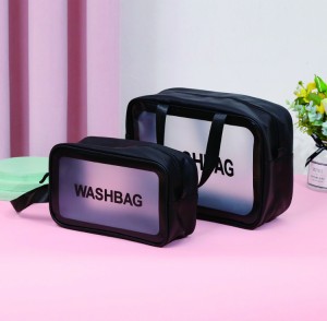 Cosmetic Bag Zipu PVC Waterproof Makeup Bags Jumla kutoka China