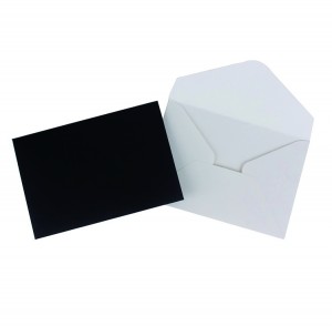 Embalaje de sobres para tarjetas de invitación de boda con diseño personalizado