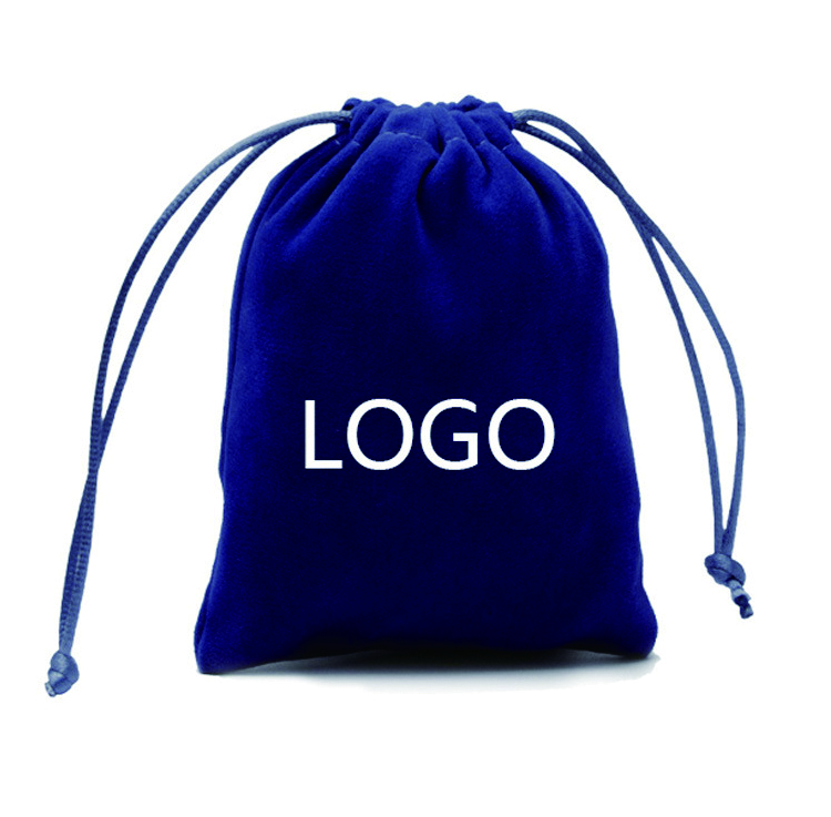 Niestandardowe torby ze sznurkiem Aksamitna torba na prezenty Prostokątna mała torebka
