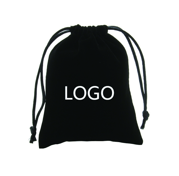 Custom Drawstring Bags Velvet Gift Bag Rectangular Small Pouch
