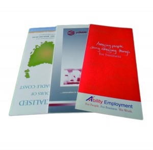 Print Pamphlets Catalogue Flyer Brochure Booklet ໂຮງງານພິມຈຳໜ່າຍ