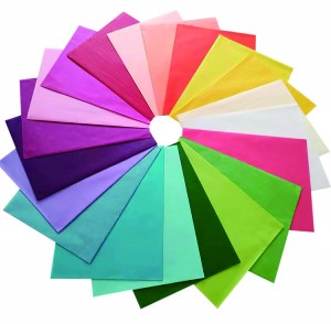 Geschenkvloeipapier Verschillende kleuren high-end tissuepapier en verpakking