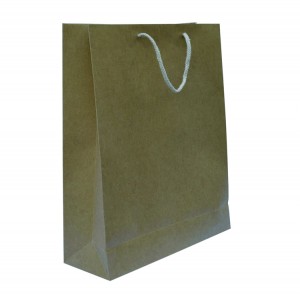 Smeđa papirnata vrećica po narudžbi s vlastitim logotipom Craft papirnata vrećica