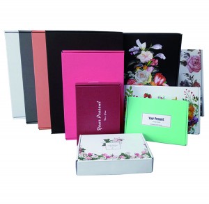 Cajas personalizadas con logotipo, paquete plano, caja de correo corrugado plegable