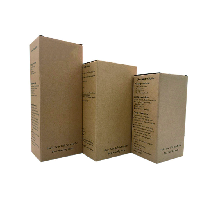 Folding Box Custom Printed Kraft картон бүктөлүүчү сактоо кутучасы