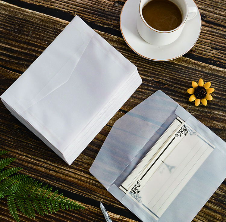 Vellum Envelopes Eco-friendly Eco-Friendly Acid Free Glassine Envelope